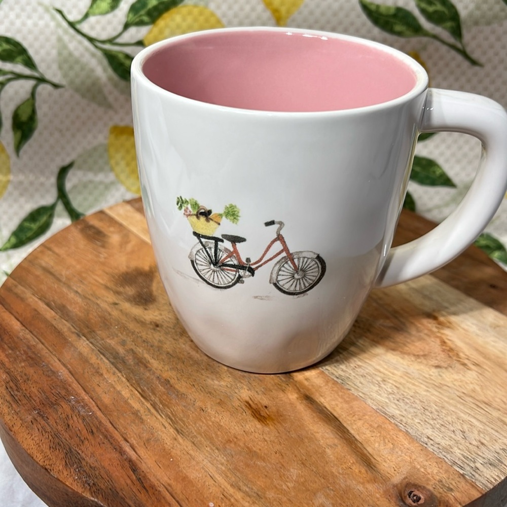 Rae Dunn Bicycle Design Mug